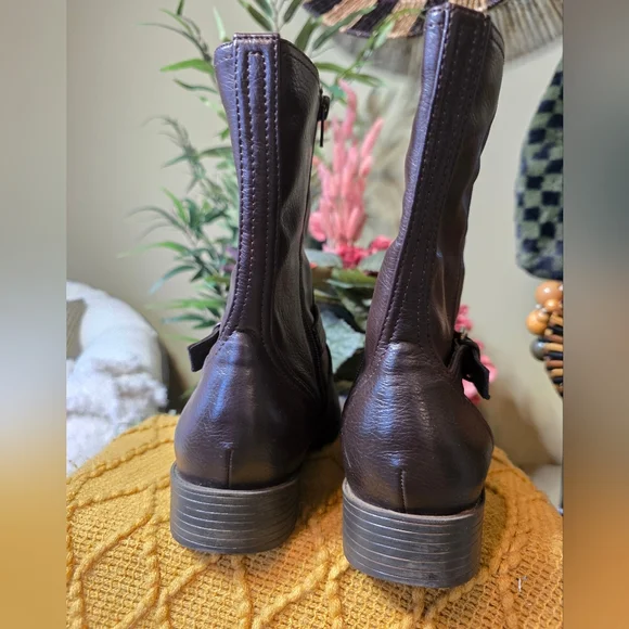 Naturalizer Ankle Boots, Women's size 8W, Brown - Picture 4 of 6